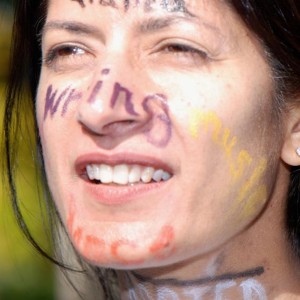 face writing